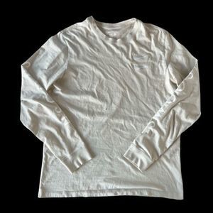 NIKE SPORTSWEAR SWOOSH LONG SLEEVE TEE CREAM SIZE L